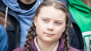 Greta Thunberg - famosa con autismo en acción