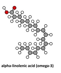 Estructura ácido graso omega 3